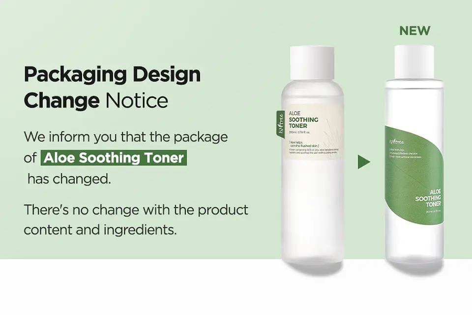 Aloe Soothing Toner (Isntree) -200ml Tónico 80% aloe vera 6