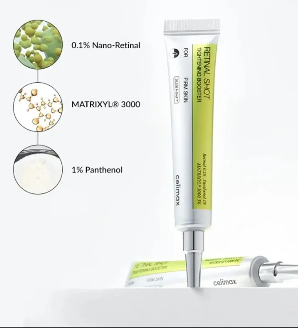 The Vita-A Retinal Shot Tightening Booster (CELIMAX) - 15 ml Serum focalizado antiedad con retinal 2