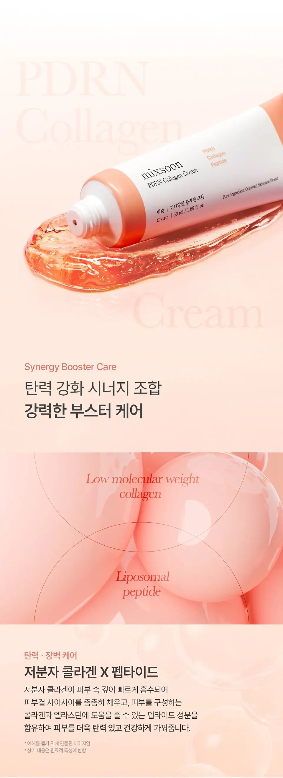 PDRN Collagen Cream (Mixsoon)  - 50ml Crema antiedad con PDRN y colágeno 6