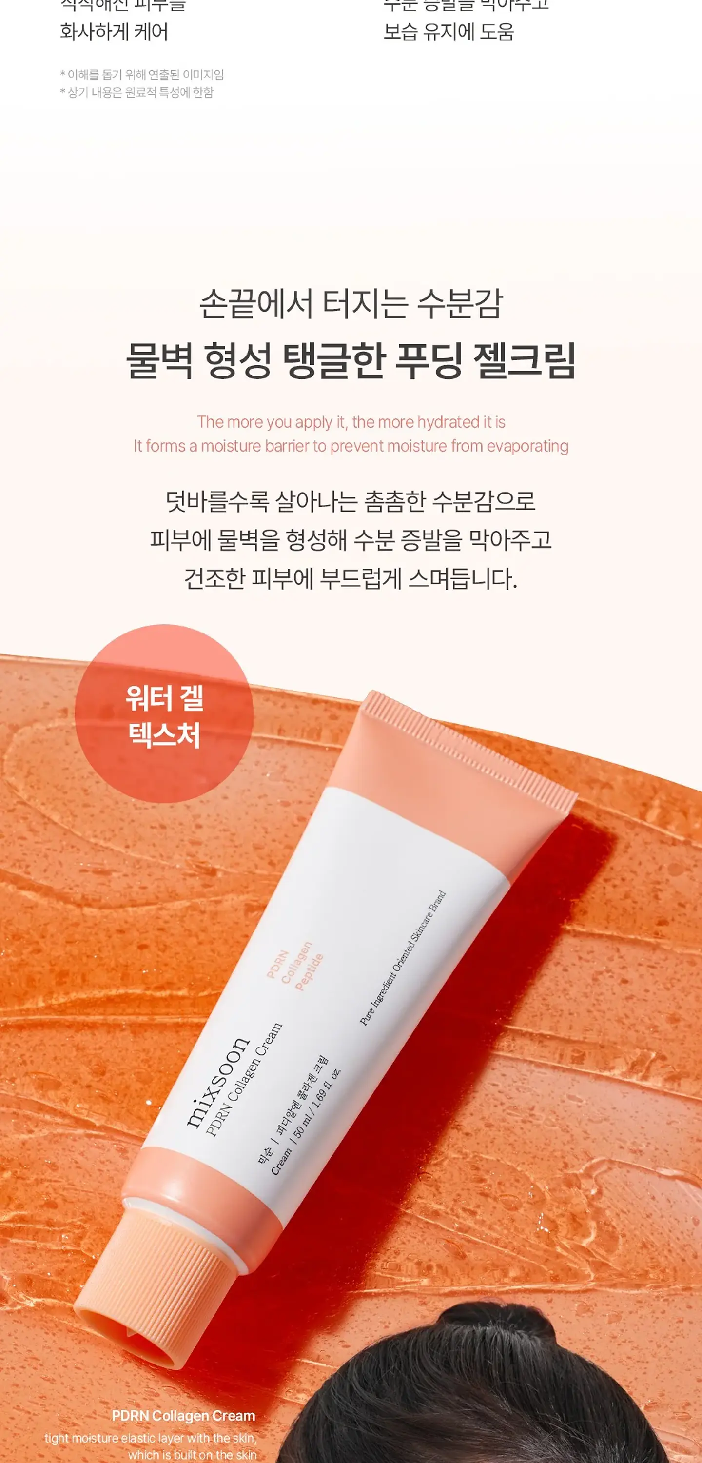 PDRN Collagen Cream (Mixsoon)  - 50ml Crema antiedad con PDRN y colágeno 10