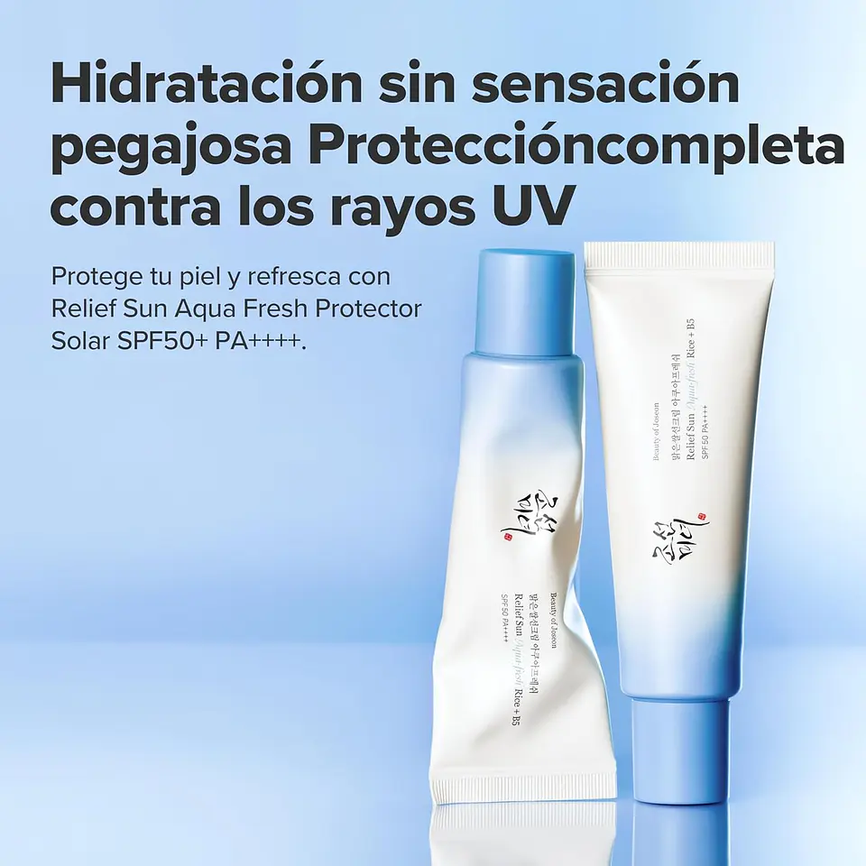 Relief Sun Aqua Fresh Rice B5 (Beauty of Joseon) 50ml - Protector solar aclarante ligero 5