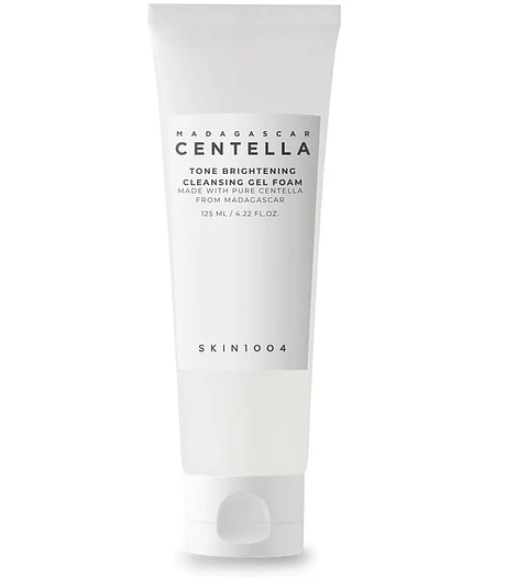 Madagascar Centella Tone Brightening Cleansing Gel Foam (SKIN1004) -125ml Espuma limpiadora calmante y aclarante