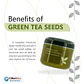 Green Tea Seed Brightening Water Cream (Farm Stay) -100ml Crema aclarante 76% té verde  - Miniatura 11