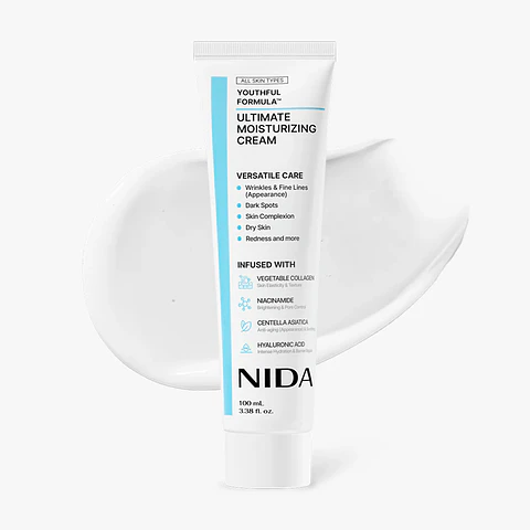 Youthful Formula™ Ultimate Moisturizing Cream (NIDA) - Crema antiedad con colágeno, péptidos, niacinamida y centella asiática