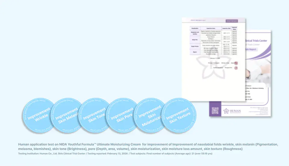 Youthful Formula™ Ultimate Moisturizing Cream (NIDA) - Crema antiedad con colágeno, péptidos, niacinamida y centella asiática 5