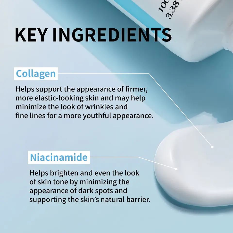 Youthful Formula™ Ultimate Moisturizing Cream (NIDA) - Crema antiedad con colágeno, péptidos, niacinamida y centella asiática 14