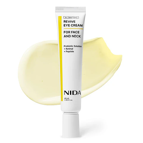 Revive Eye Cream For Face and Neck (NIDA) -40ml Crema antiedad para contorno de ojos, rostro y cuello 