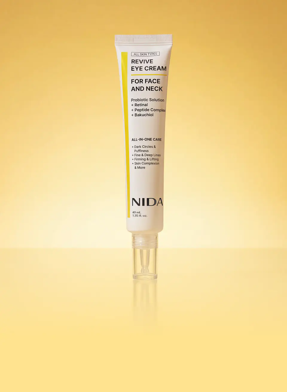 Revive Eye Cream For Face and Neck (NIDA) -40ml Crema antiedad para contorno de ojos, rostro y cuello  4