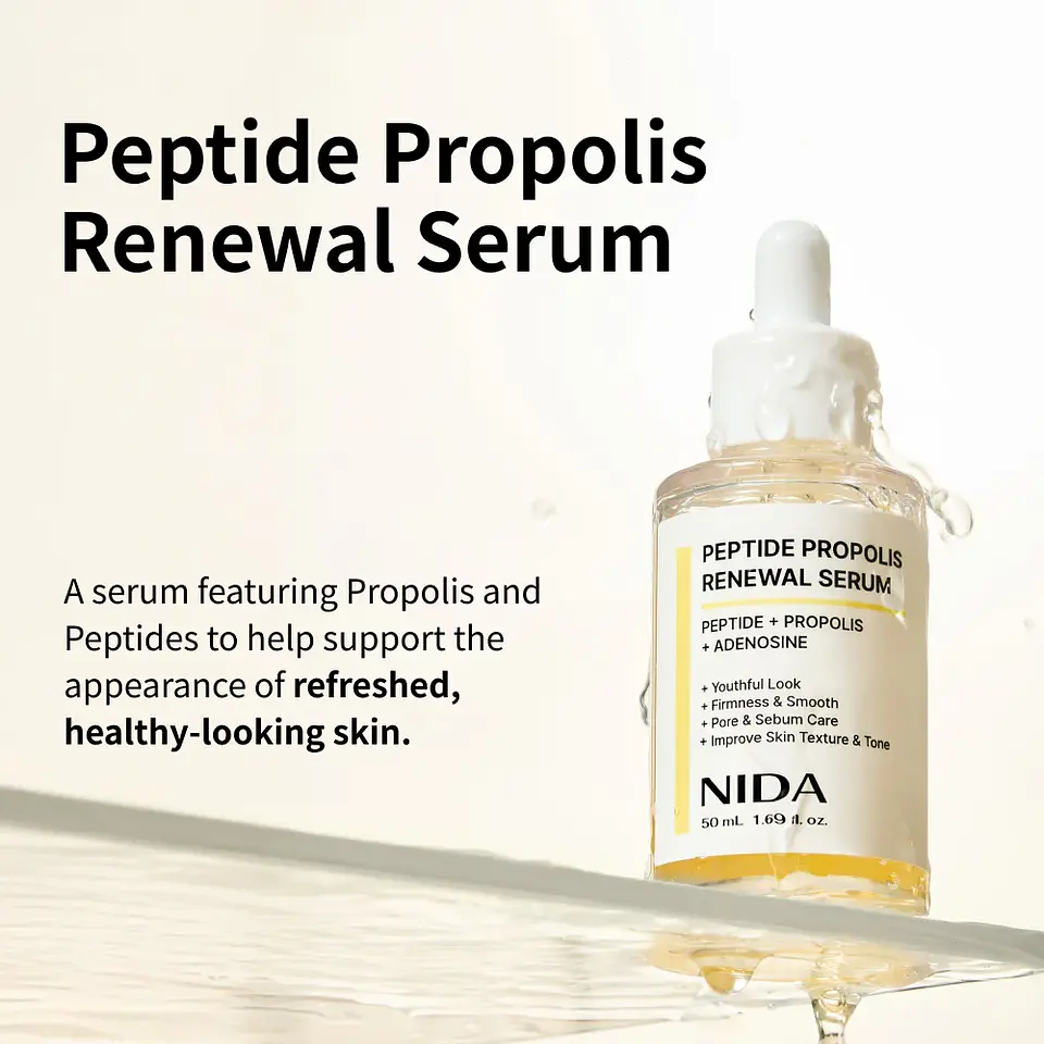 Peptide Propolis Renewal Serum (NIDA) -50ml Serum antiedad con propóleo y péptidos 11