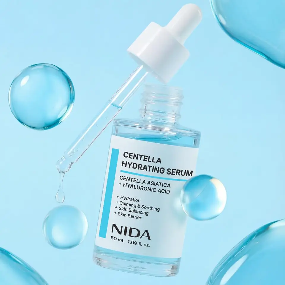 Centella Hydrating Serum (NIDA) - 50ml Serum calmante hidratante con centella asiática y ácido hialurónico 5