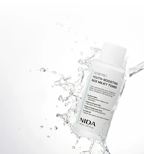 Youth-Boosting Rice Milky Toner (NIDA) - 150ml Tónico aclarante e hidratante con extracto de arroz y niacinamida