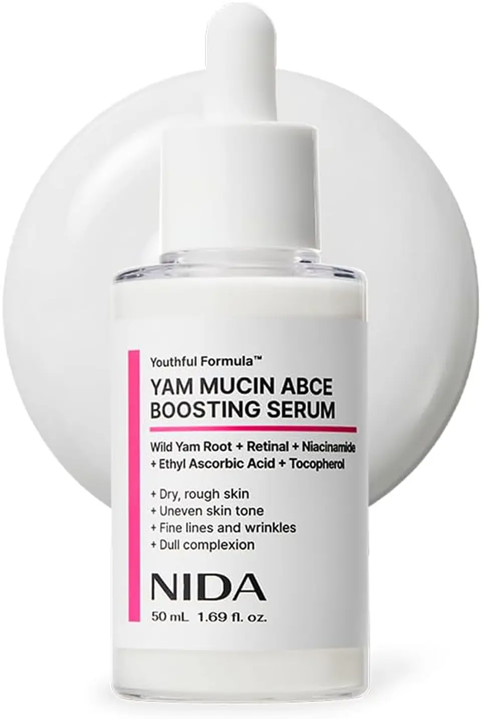 Youthful Formula™ Yam Mucin ABCE Boosting Serum (NIDA) - 50 ml Serum antiedad y regenerador con vitaminas A, B, C, E y retinal 1