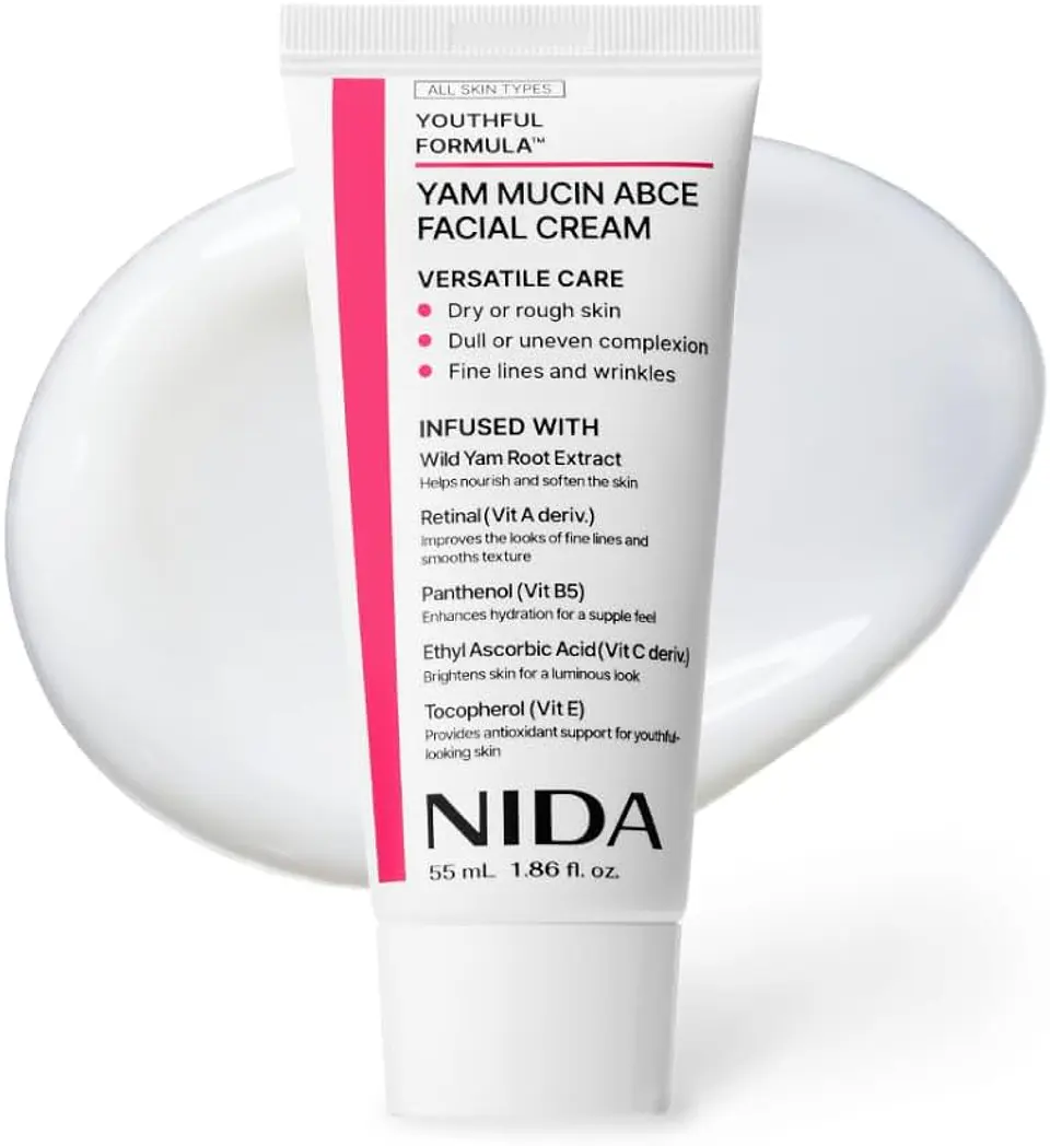 Youthful Formula™ Yam Mucin ABCE Cream (NIDA) - 55ml Crema antiedad y reparadora con vitaminas A, B, C y E y retinal 1