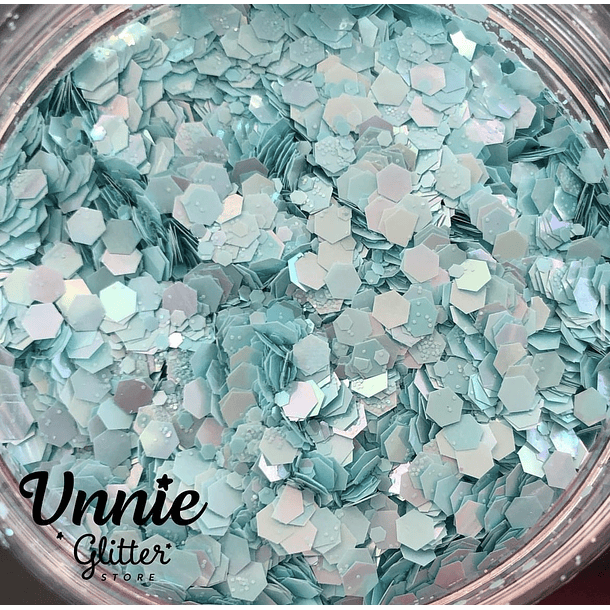 Glitter chunky Cancún solid  