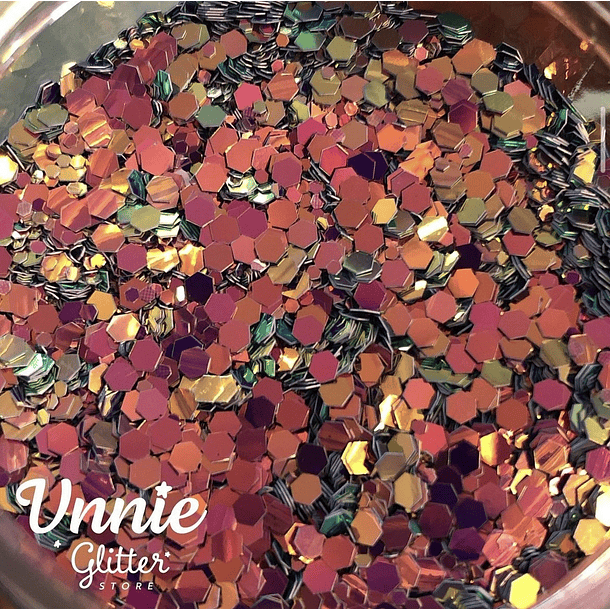 Glitter chunky Rainbow chameleon 