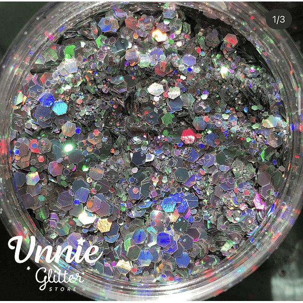 Glitter chunky total rainbow  