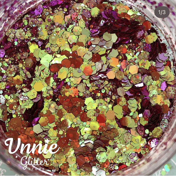 Glitter chunky I see fire  