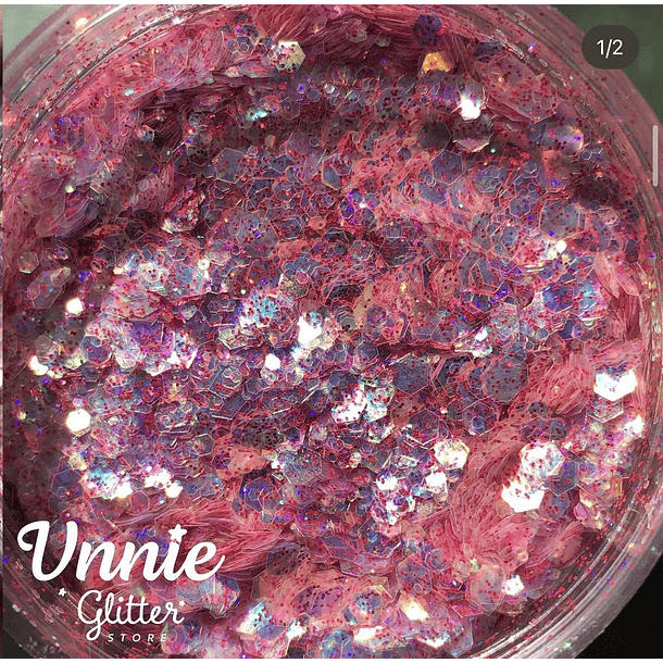 Glitter pink superboom 