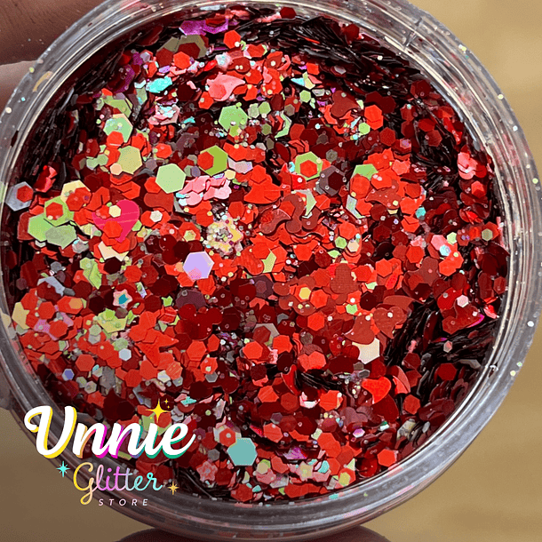 Mix metallic Red lights  