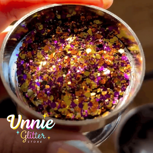 Glitter chunky mix october  