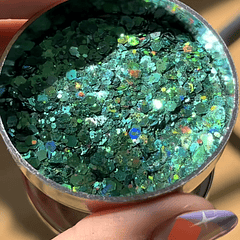 Glitter Green Turquoise 