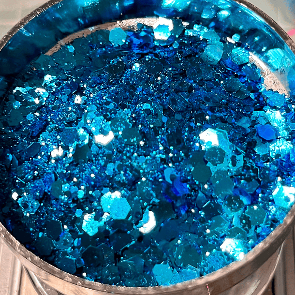 Glitter chunky metalizado 18 