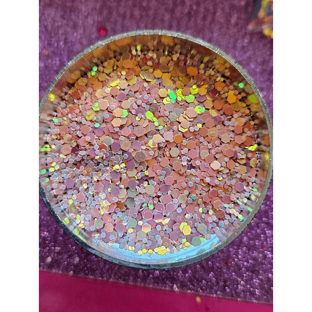 Glitter chunky Pink Pearl 7 HIGH QUALITY 