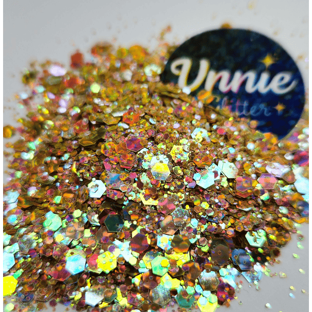 Glitter Ultra Holo magic tangerine HIGH QUALITY  