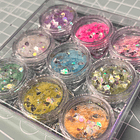 Glitter set 9 colores Unnie Box 1