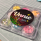 Glitter set 9 colores Unnie Box 3