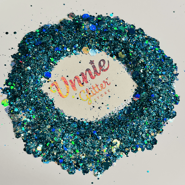 Glitter Mix Turquoise Sea  