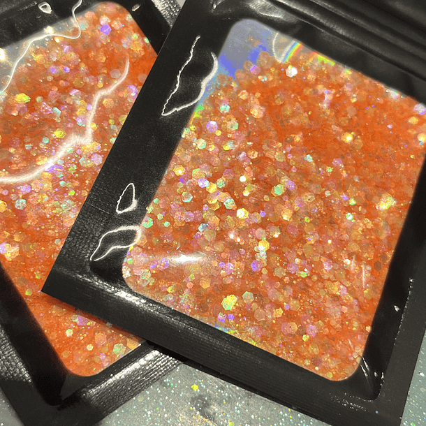 Glitter Chunky naranjo mix passion fruit  