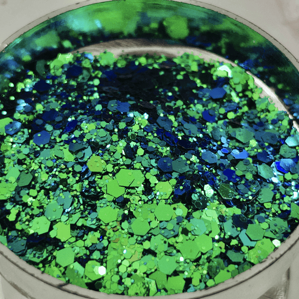 Camaleón metalizado mundo intenso  