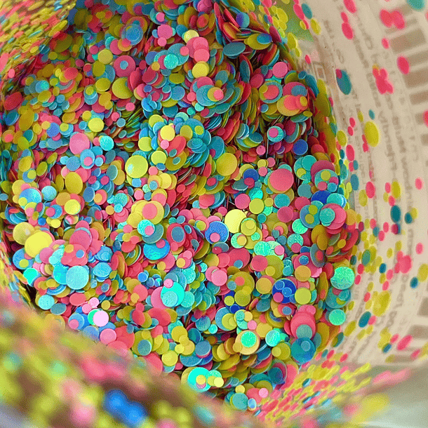 Glitter Bubble Neón barbie | 5 gramos 