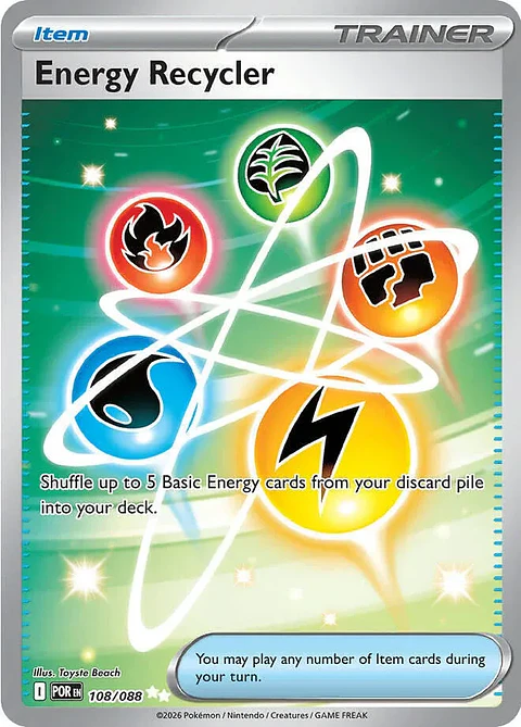 Single Energy Recycler - 108/088 - Ultra Rare (Inglés Foil NM)