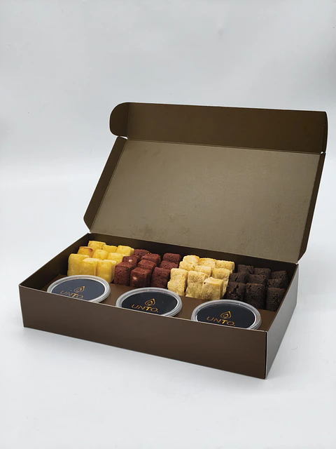 Selección Matices — Galería de Blondies Premium & Salsas para Untar