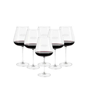 Pack 6 Copas de Cristal Grabada Muelle Oculto 