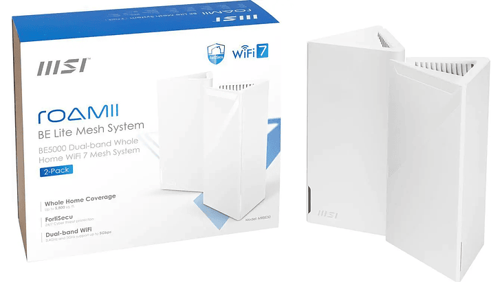 Router MSI Roamii WiFi 7 Mesh System 2-Pack 2