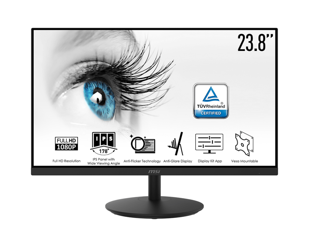 MSI Monitor 24in IPS FHD 100hz 1ms HDMI MP242