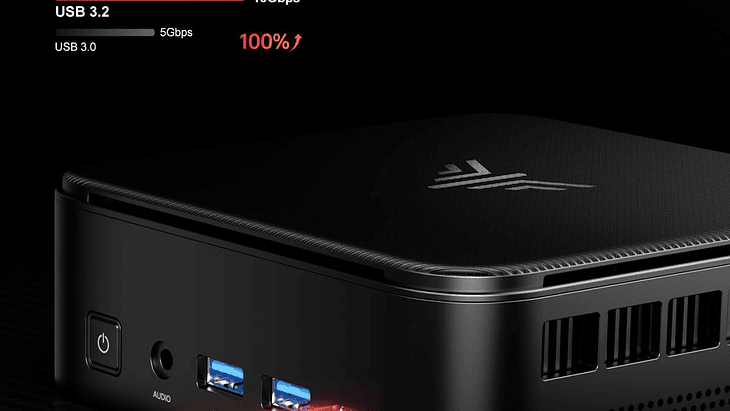 Mini PC AMD Ryzen 5 7430U | 16GB RAM | 512GB SSD 3