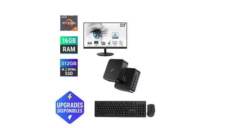 Combo Mini PC + Monitor 24