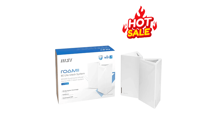 Router MSI Roamii WiFi 7 Mesh System 2-Pack 1