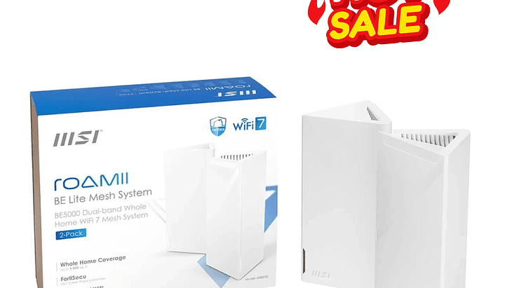 Router MSI Roamii WiFi 7 Mesh System 2-Pack 1