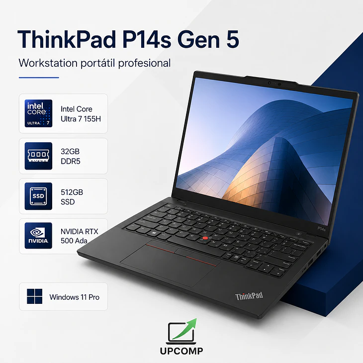 Lenovo ThinkPad P14s Gen 5 Intel Ultra 7 32GB RAM 512GB SSD RTX 500 Ada 2