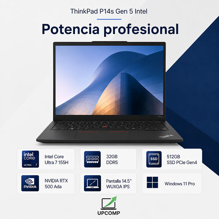 Lenovo ThinkPad P14s Gen 5 Intel Ultra 7 32GB RAM 512GB SSD RTX 500 Ada 4