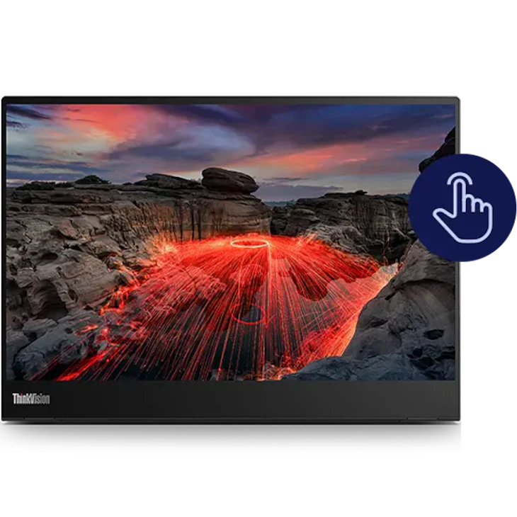 Monitor portátil Lenovo ThinkVision M14t 2da Gen Touch 14