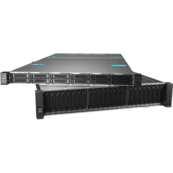 Servidor Intel 1U Dual Xeon Silver 4310 128GB ECC 960GB NVMe Enterprise 1