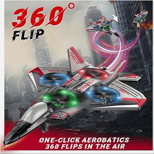 Dron Avión Espuma a Control Remoto, Regalo para Navidad