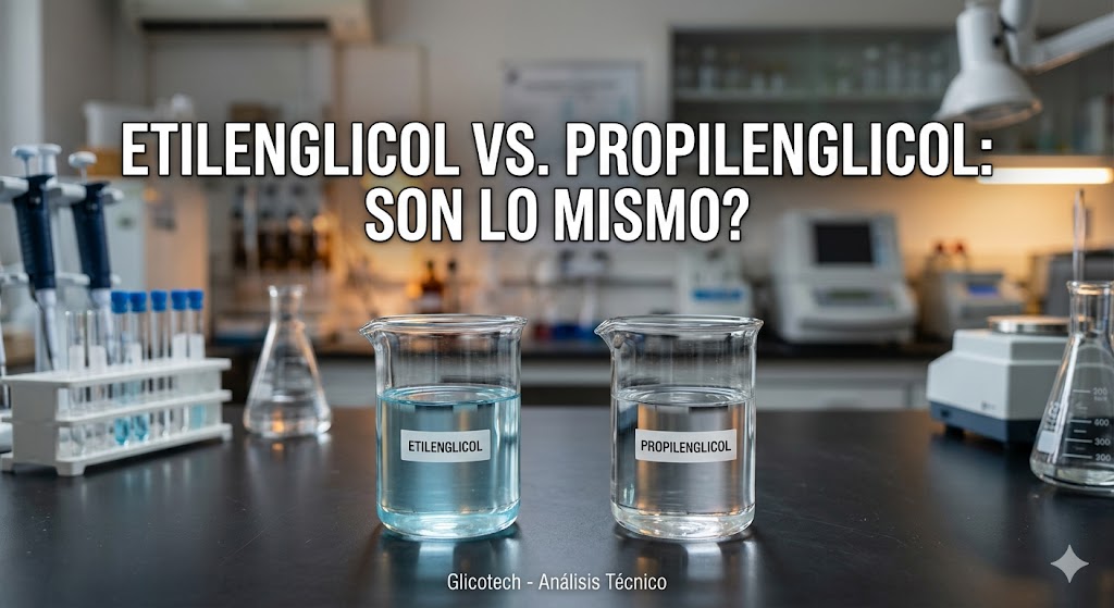 Análisis de Bases Químicas — Etilenglicol vs. Propilenglicol 