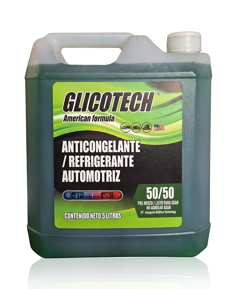 Refrigerante Verde Glicotech 50/50 5 Litros